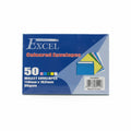 Excel Coloured Envelopes 114mmx162mm, 50 Pcs / مظاريف ملوّنة من إكسل – 50 قطعة