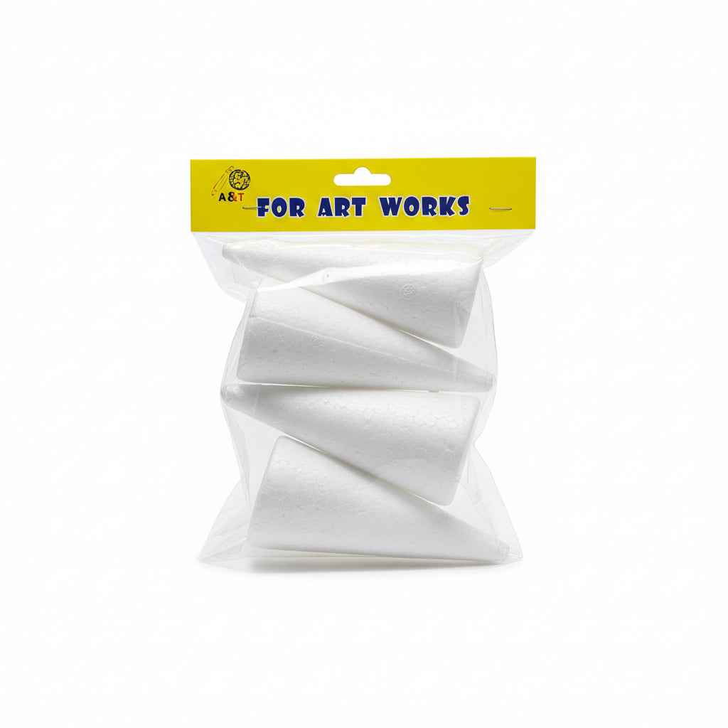 Cone-shaped foam 4 pcs / 4 قطع فوم على شكل مخروط