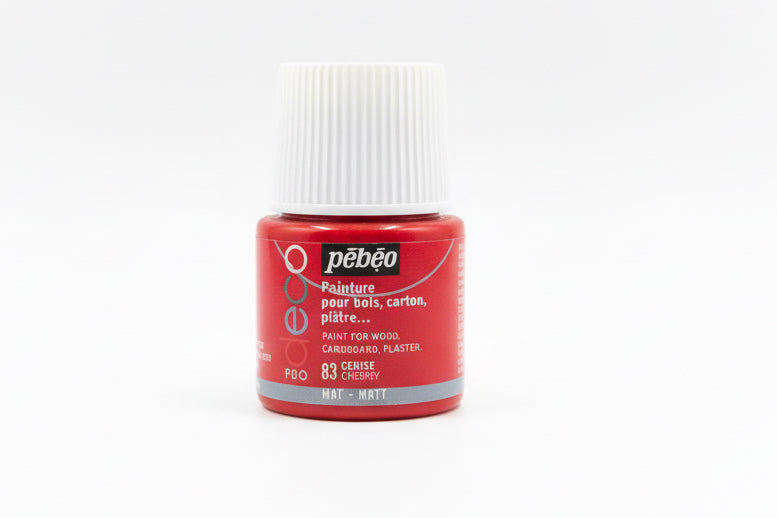 pebeo deco peinture 83 cherry / بيبو ديكو طلاء كرزي 83