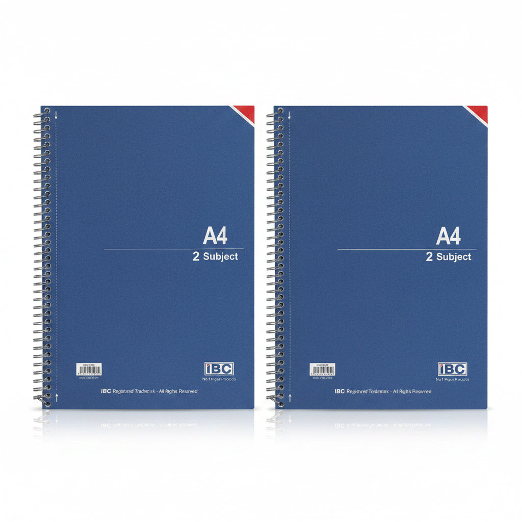 IBC NoteBook A4 2 subject / دفتر IBC ‏A4 مادتان