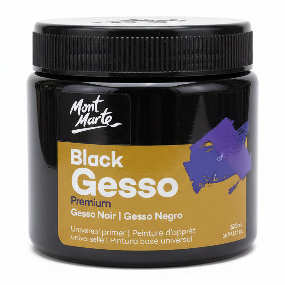 Mont marte Black Gesso / جيسو أسود مونت مارت
