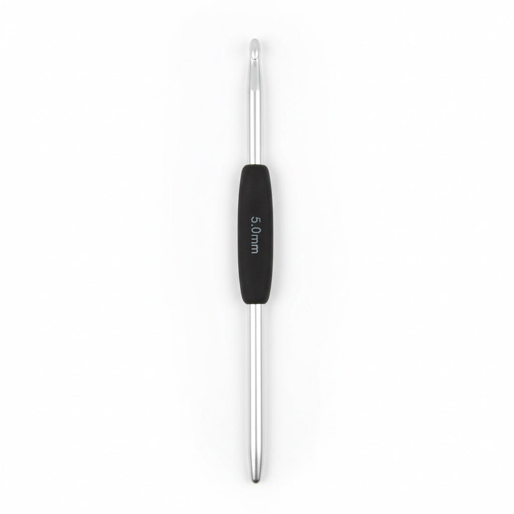 5.0mm Aluminum crochet hook / سنارة كروشيه ألومنيوم 5.0 مم