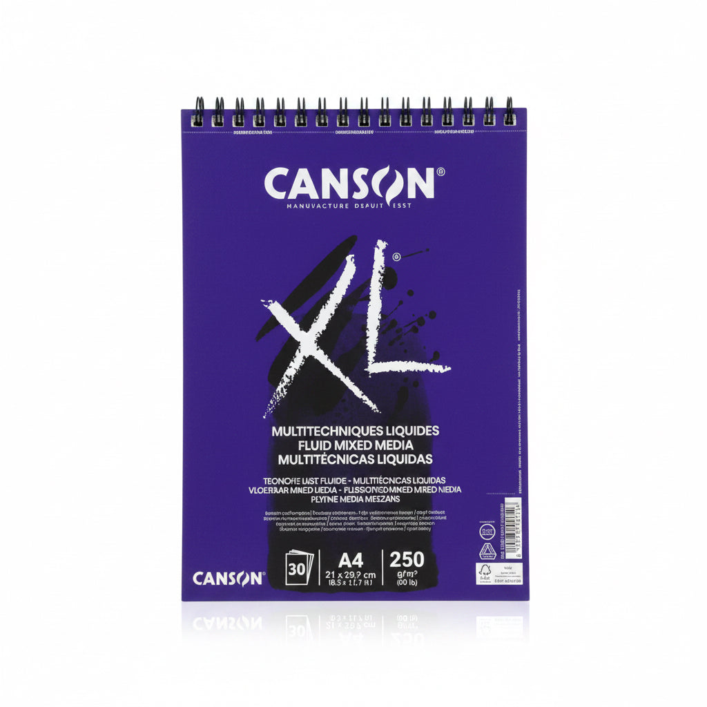 Canson XL MULTITECHNIQUE LIQUIDES 250 gm² 30sheets/ كانسون XL متعدّد التقنيات للسوائل 250 جم/م²