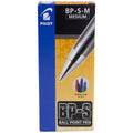 Pilot Ball Point Pen BP-S-M x12 Black MEDIUM / بايلوت قلم حبر كروي BP-S-M ×12 أسود وسط