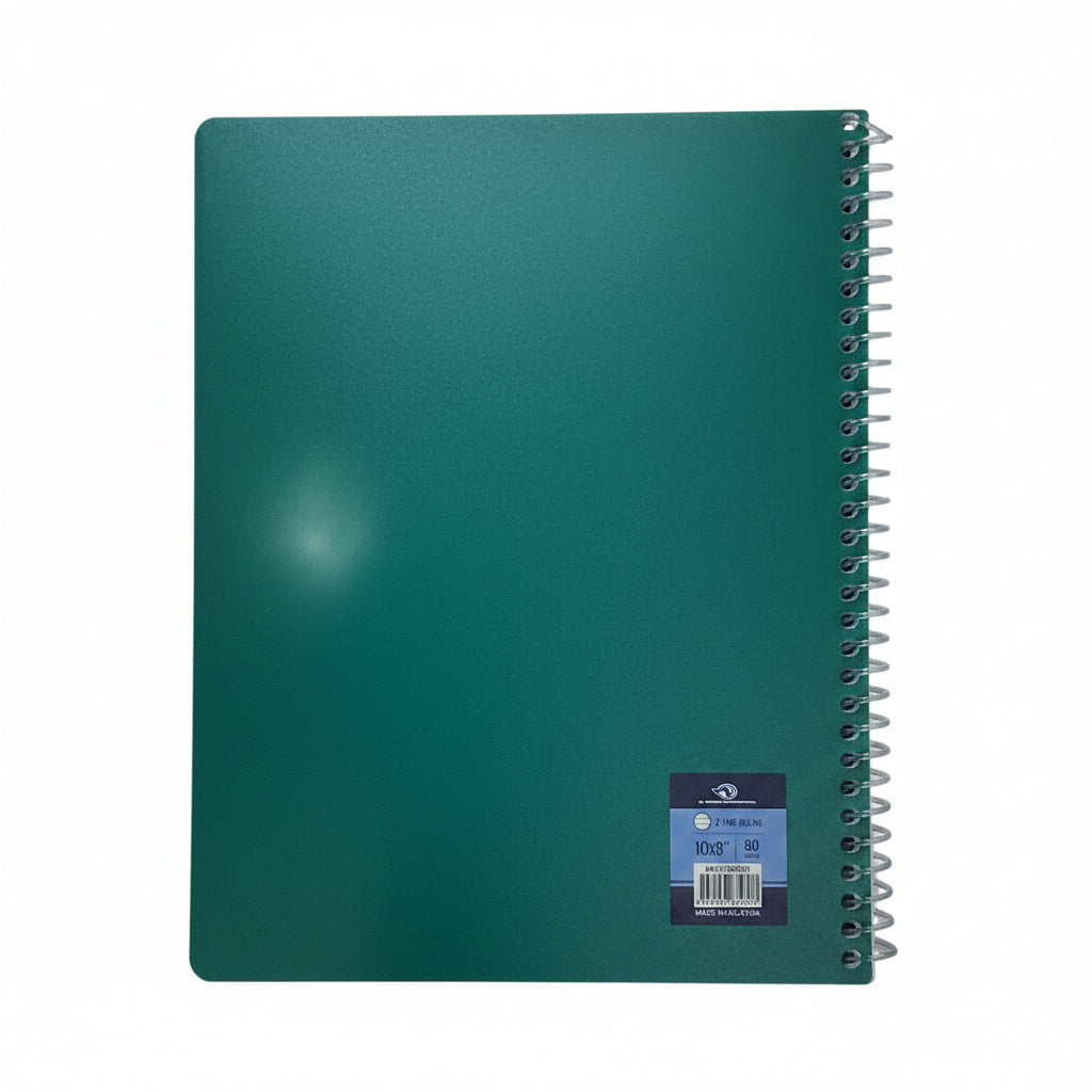 2 Line Ruling 80 Sheets 10x8" / دفتر بسطرين، 80 صفحة، 10×8 بوصة