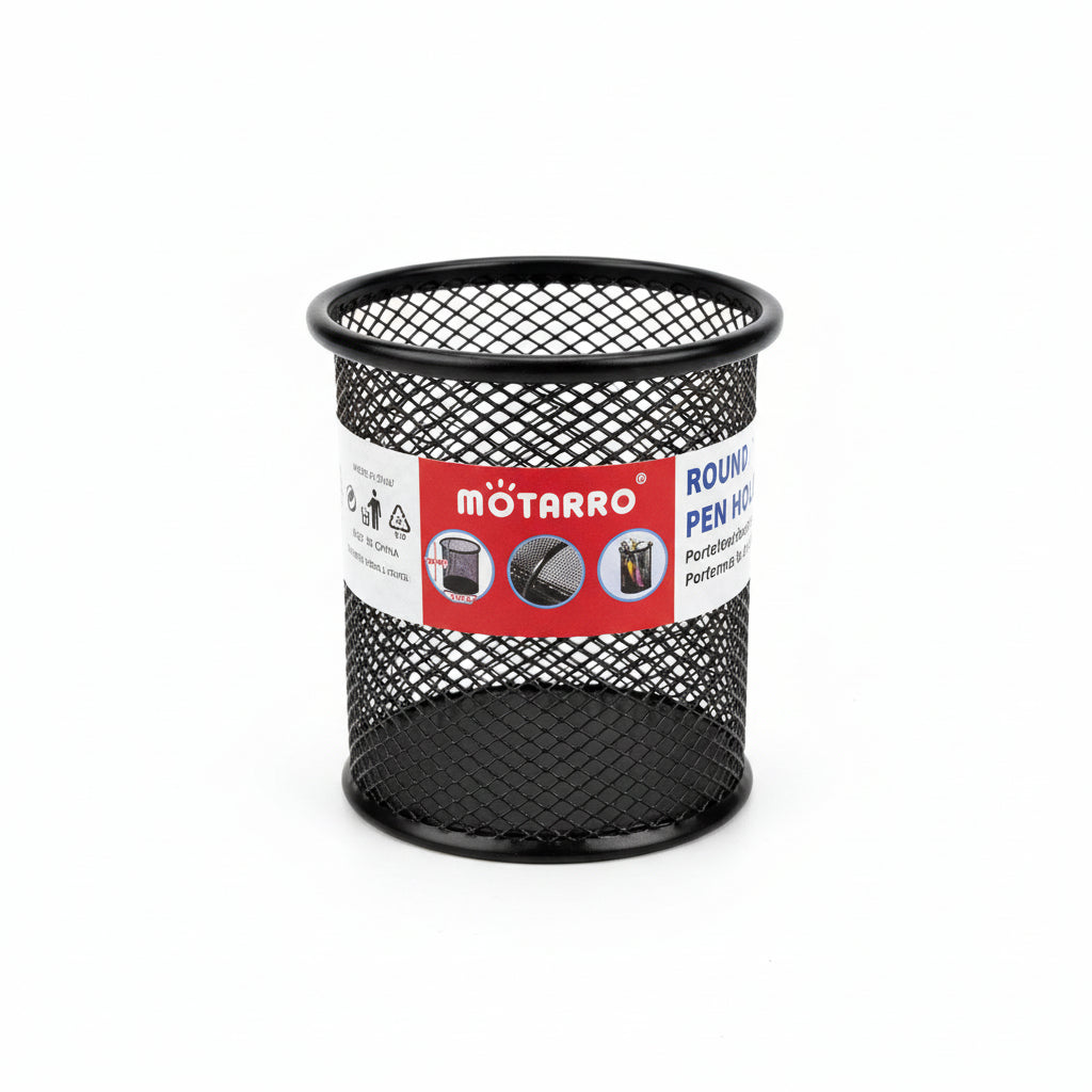 MOTARRO ROUND PEN HOLDER Black / اسود حامل أقلام دائري MOTARRO