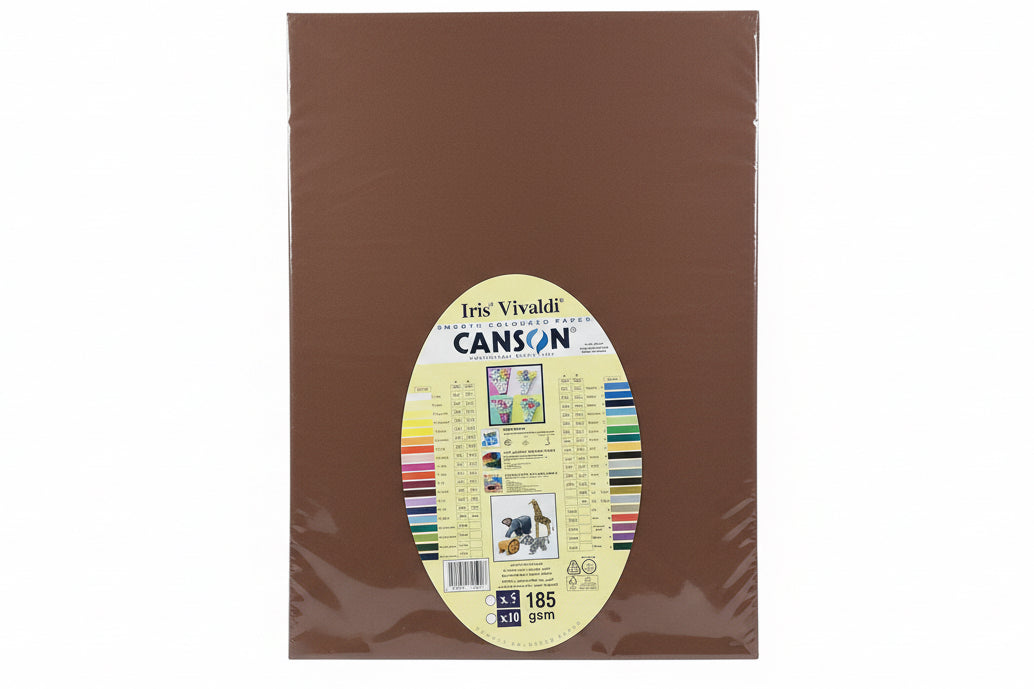 Vivaldi Canson paper 185 gsm 5x / ورق كانسون فيفالدي 185 جم/م² ×5