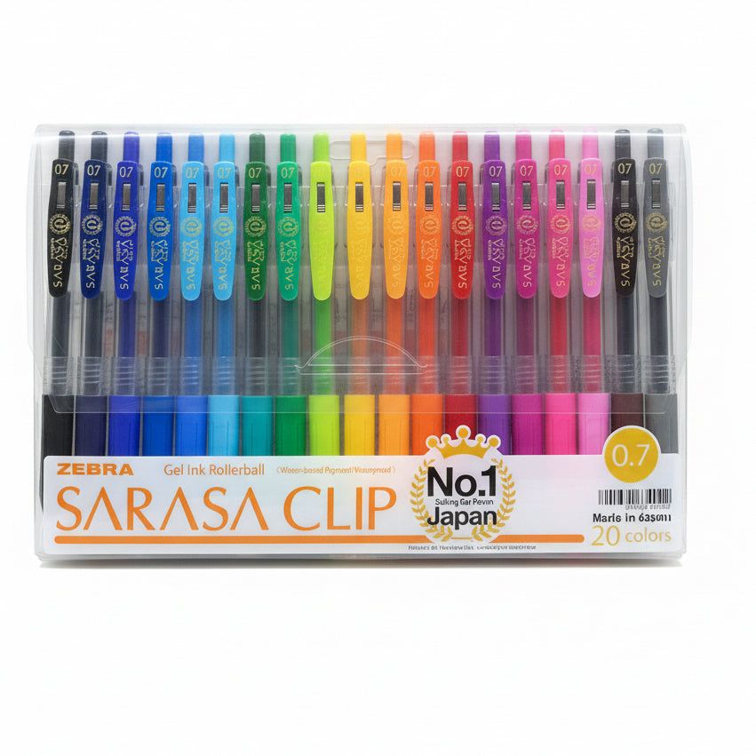 Zebra Sarasa Clip 0.7 20 Pcs / زيبرا ساراسا كليب