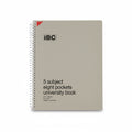 IBC 5 Subject 8 pockets university Book / دفتر جامعي IBC ‏  5مواد 8جيوب