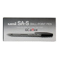 uni SA-S Medium Ball-Point Pen 0.7mm Black x12 / يوني قلم حبر كروي متوسط SA-S 0.7 مم أسود ×12