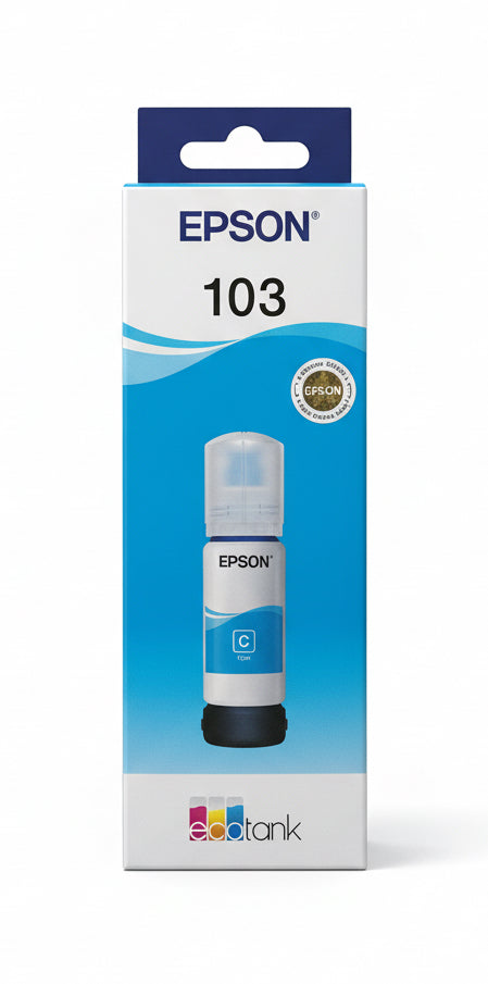 EPSON Ink Bottle 103 Cyan 65 ml / عبوة حبر إبسون 103 سماوي 65 مل