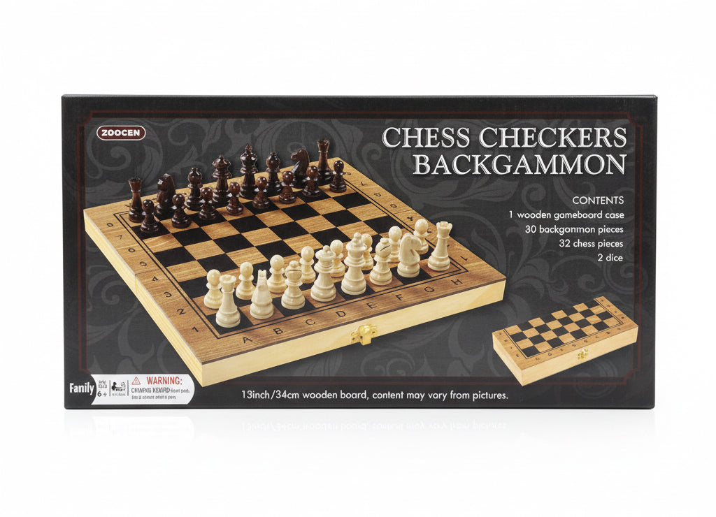 Wood chess Set / طقم شطرنج خشبي