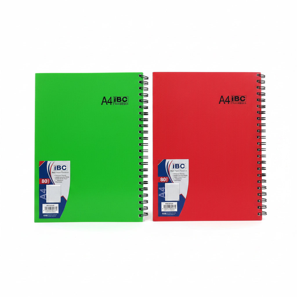 IBC A4 80 Sheets Notebook / دفتر IBC مقاس A4، 80 ورقة