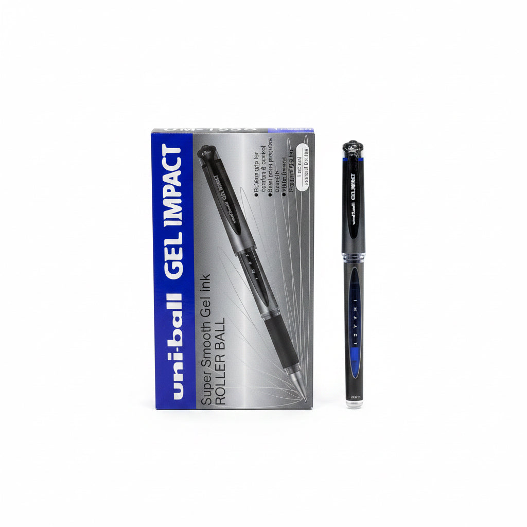 uni-ball GEL IMPACT x12 Blue / يوني بول جل إمباكت x12 أزرق