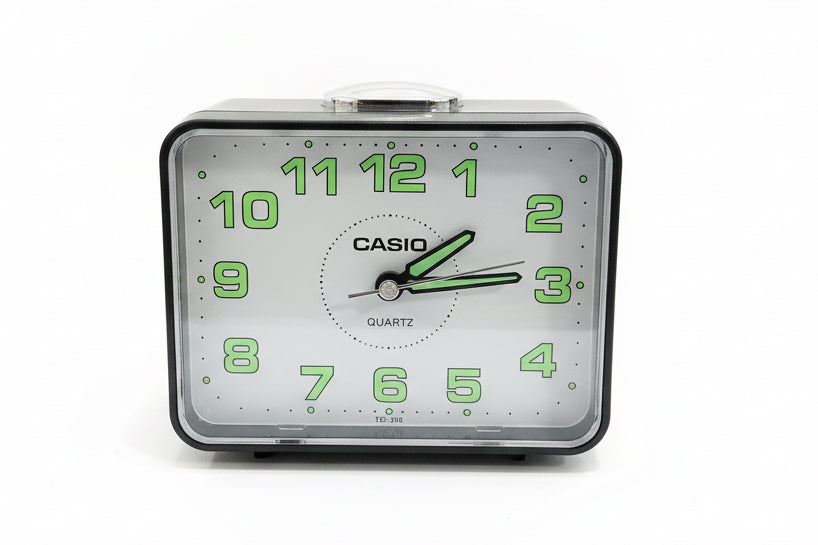 CASIO TQ-218 BEEP ALARM black / منبه كاسيو بصوت تنبيه اسود TQ-218