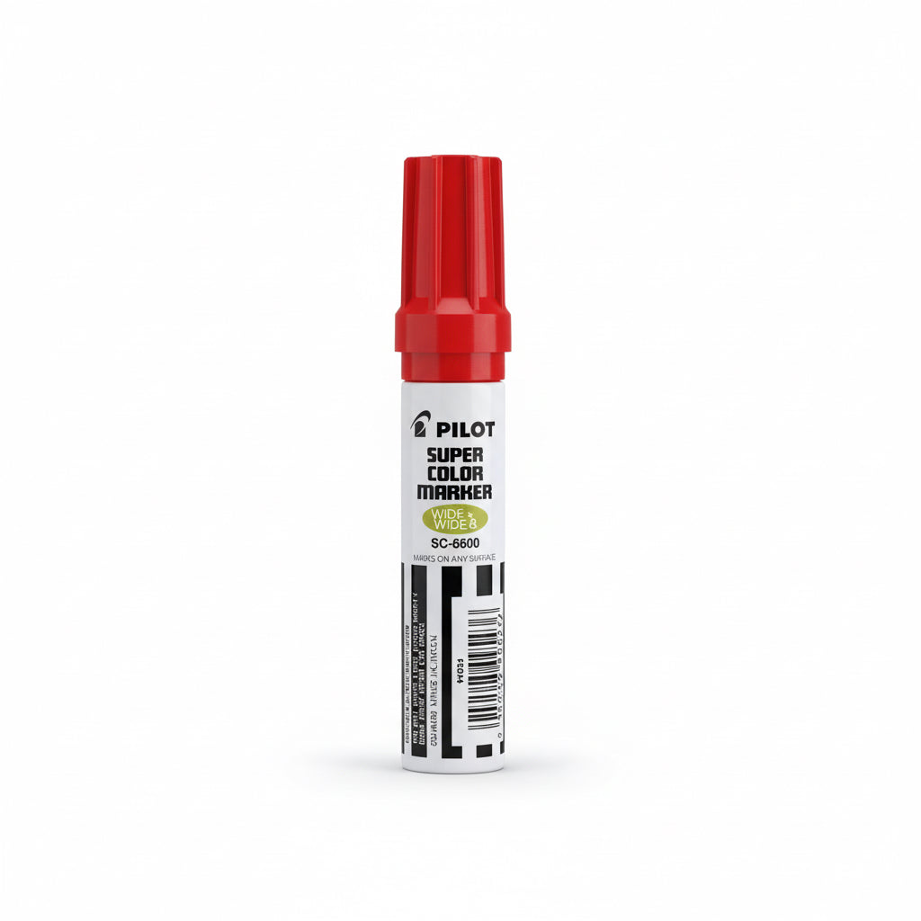 PILOT Super color marker WIDE & BROAD Red / بايلوت سوبر كولر، ماركر عريض وواسع، أحمر