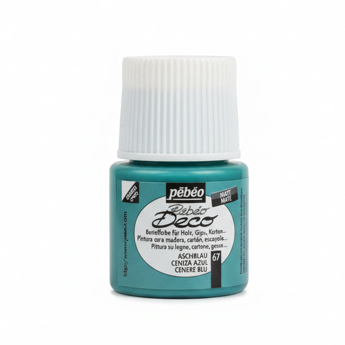 pebeo deco peinture 67 ash Blue / بيبو ديكو طلاء أزرق رمادي 67