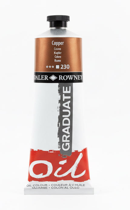 Daler-Rowney Graduate Oil Copper / لون زيتي دالر-روني Graduate نحاسي