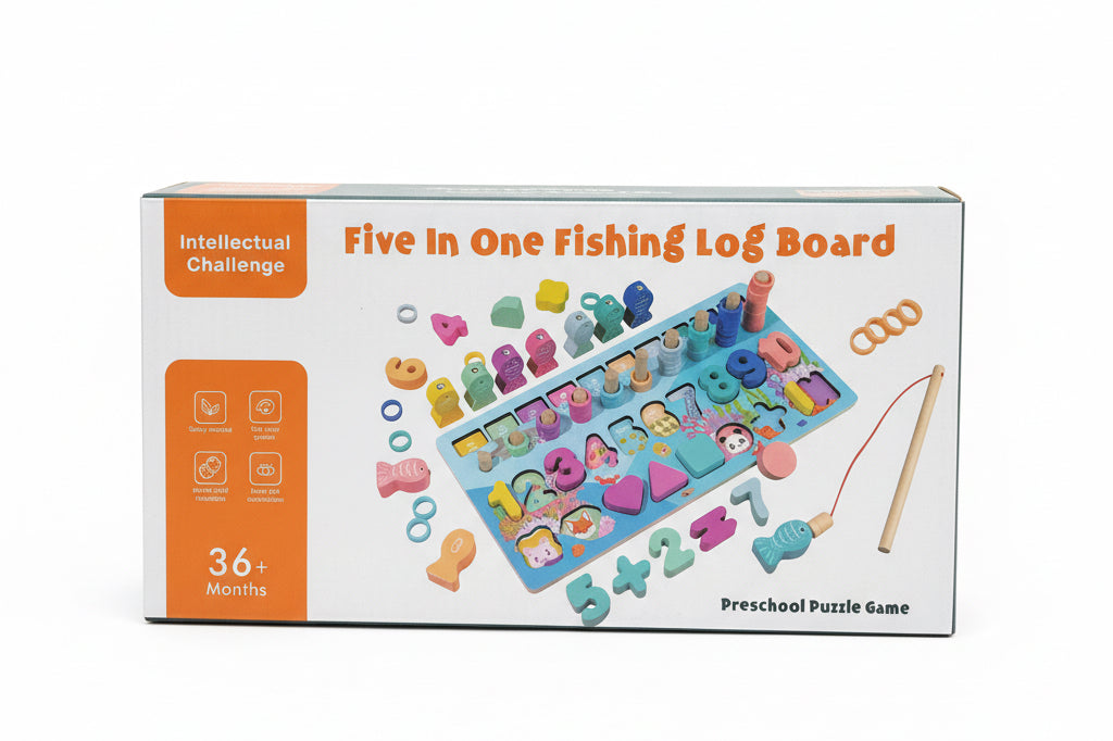 Five in one fishing log board / لوحة صيد 5 في 1