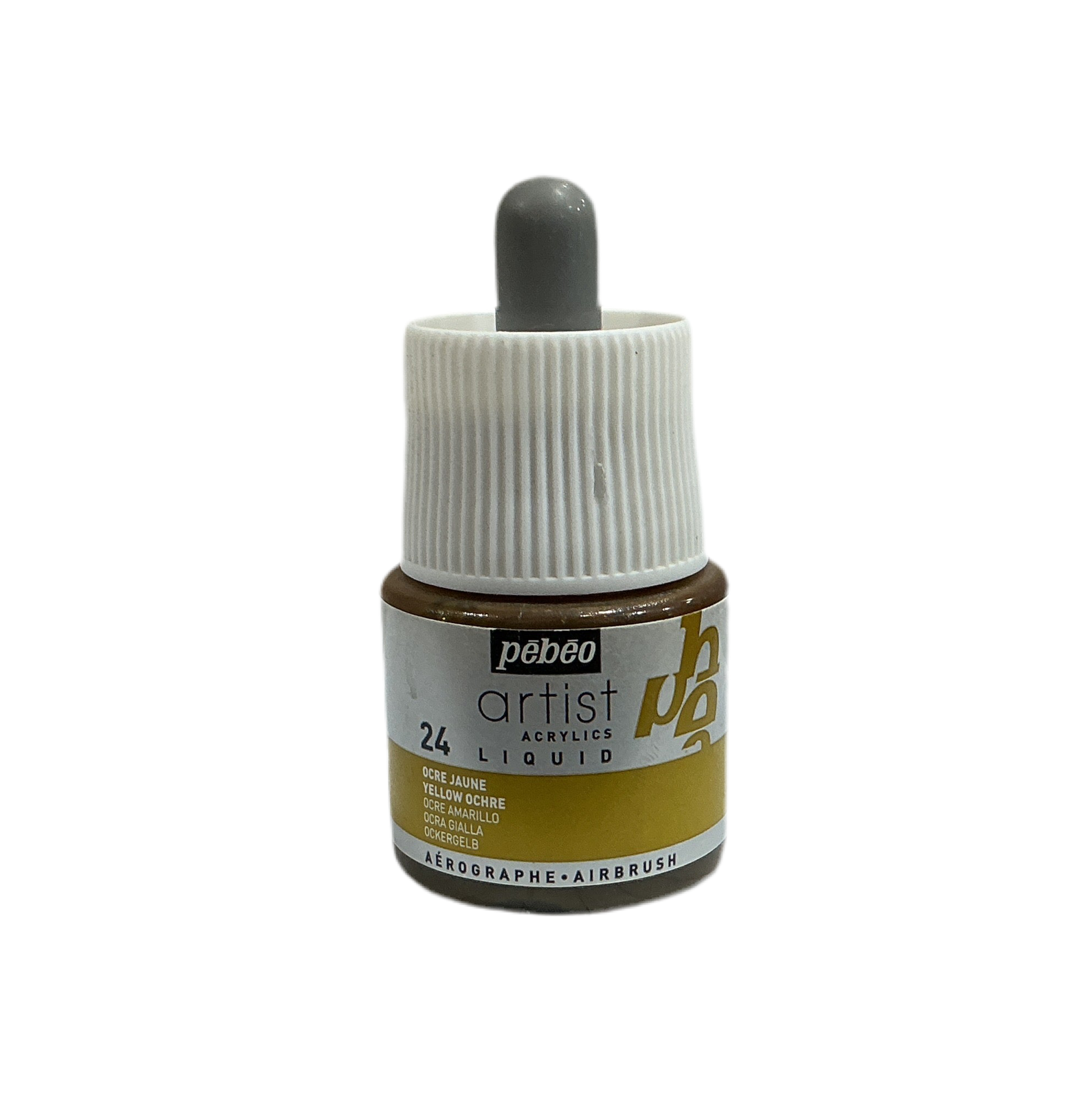 pebeo artist acrylics LIQUID 24 Yellow ochre / بيبو أرتيست أكريليك سائل 24 أصفر أوخر