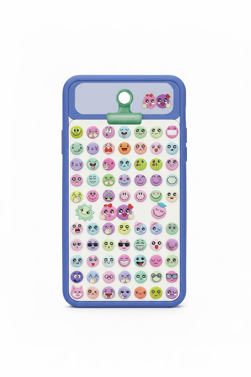 Colorful Smiley faces stickers / ملصقات وجوه مبتسمة ملوّنة
