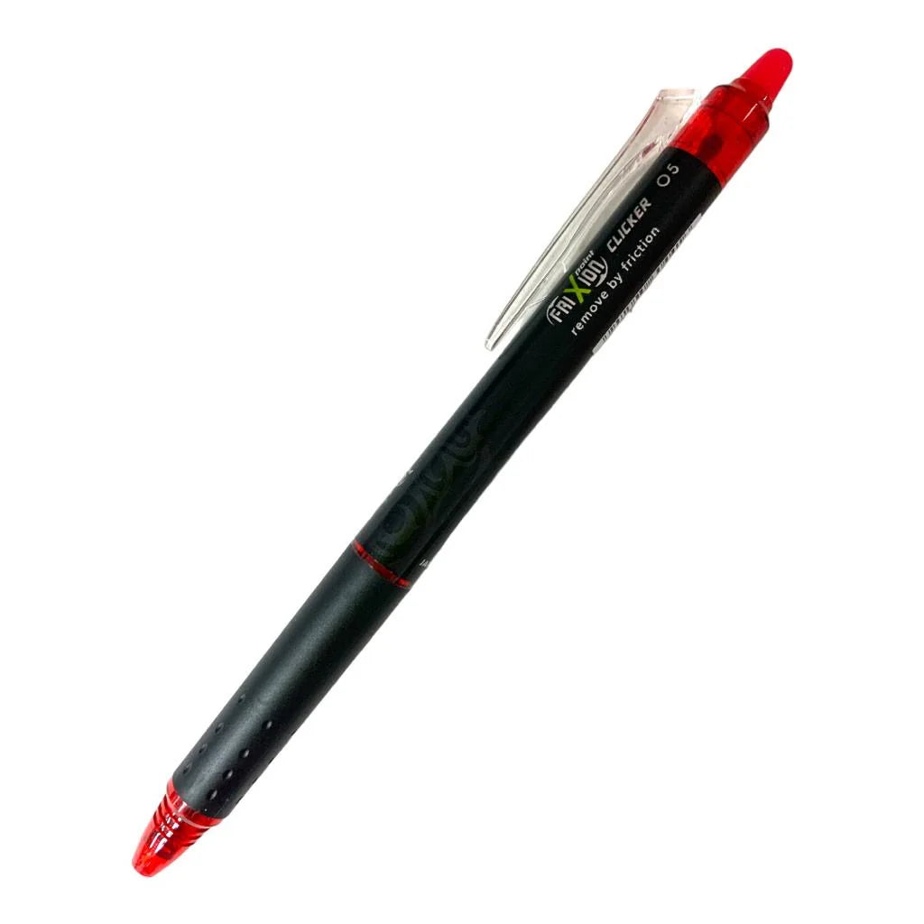 PILOT frixion CLICKER 0.5 Red Pen / قلم بايلوت فريكسون كليكر أحمر 0.5 مم