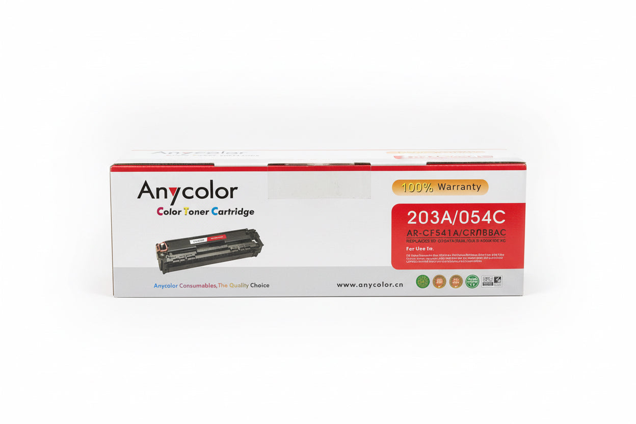Anycolor Toner Cartridge 203A/054Y Cyan / خرطوشة حبر تونر