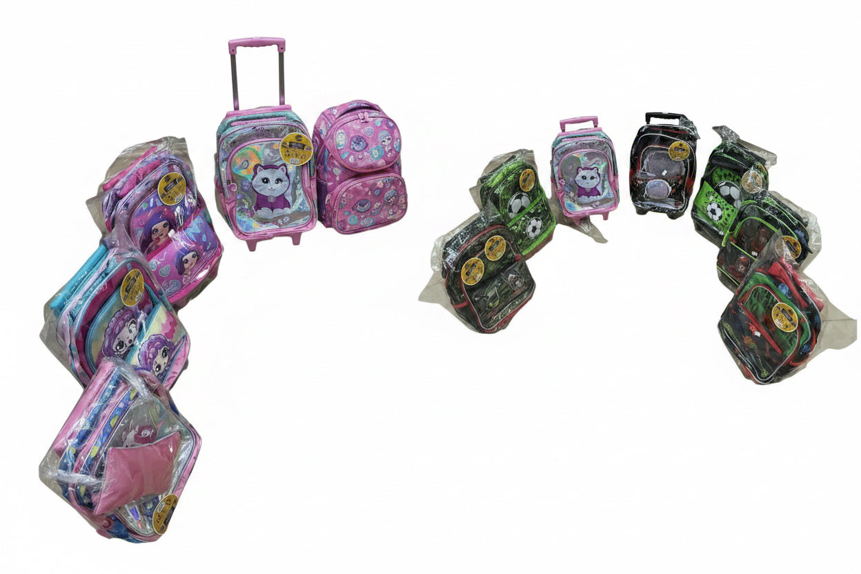 Trolley school backpack Kids / حقيبة مدرسية للأطفال بعجلات (ترولي)