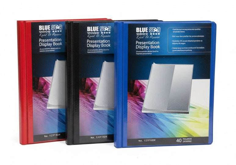 Blue star Presentation Display Book 40 pockets / كتاب عرض بلو ستار 40 جيبًا