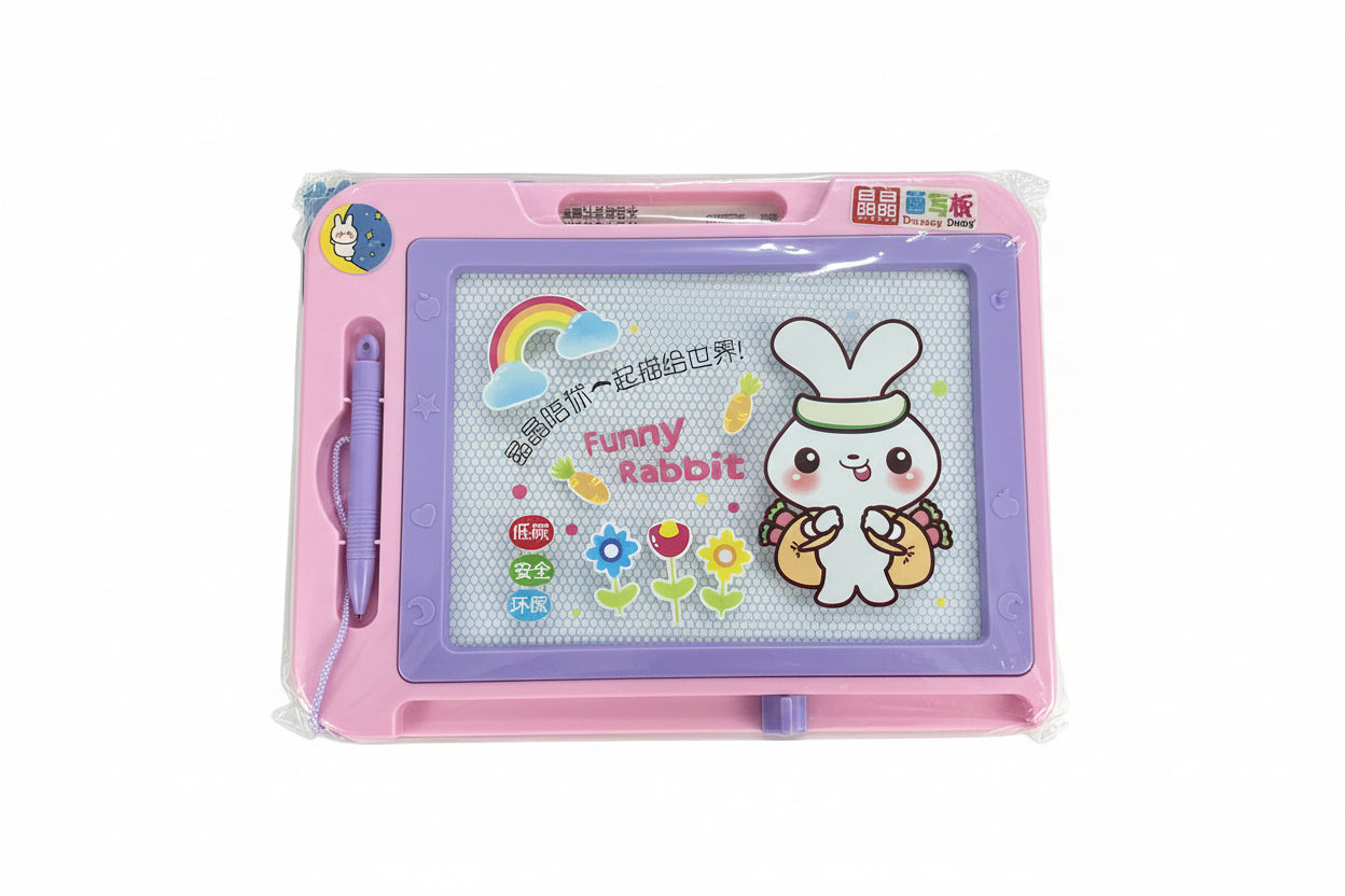 Funny rabbit erasable drawing board / لوح رسم يمسح­ه أرنب مضحك