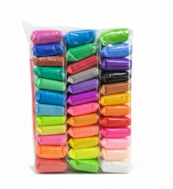 Ayiangel SUPER CLAY 36 Colors / آييانجل SUPER CLAY – 36 لونًا