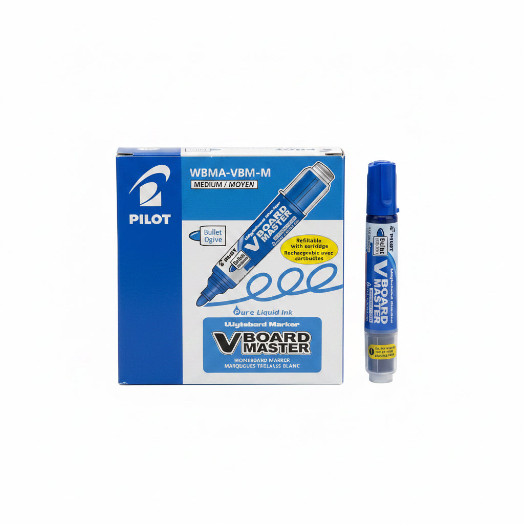 Pilot White board marker blue x12 / بايلوت ماركر سبورة بيضاء أزرق × 12
