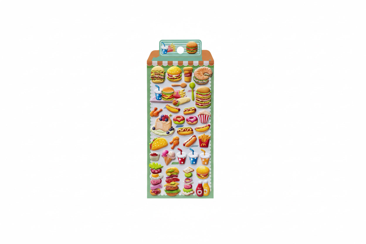 Cupcake & icecream stickers / ملصقات كعك مثلجات