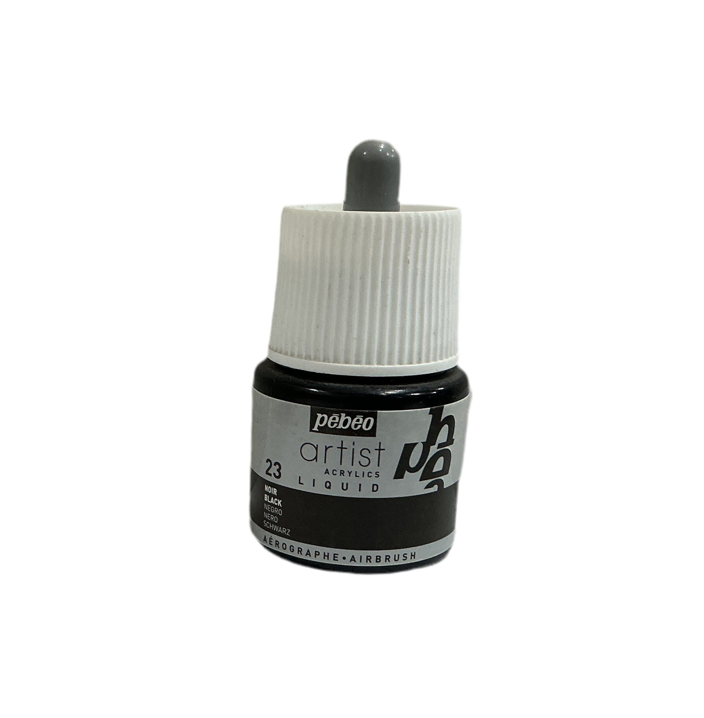 pebeo artist acrylics LIQUID 23 Black / بيبو أرتيست أكريليك سائل 23 أسود