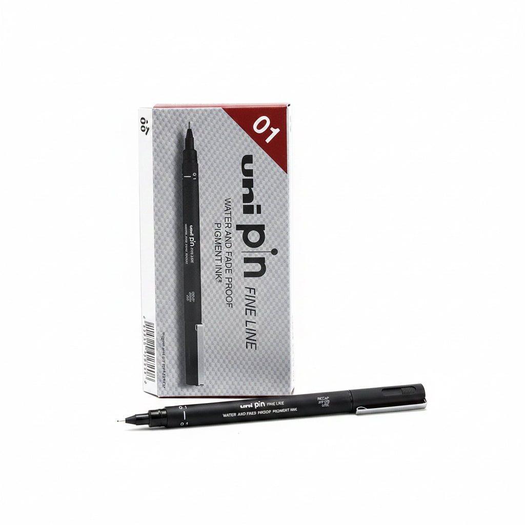 uni pin FINE LINE 0.1 x10 Black / يوني بين خط دقيق 0.1 ×10 أسود