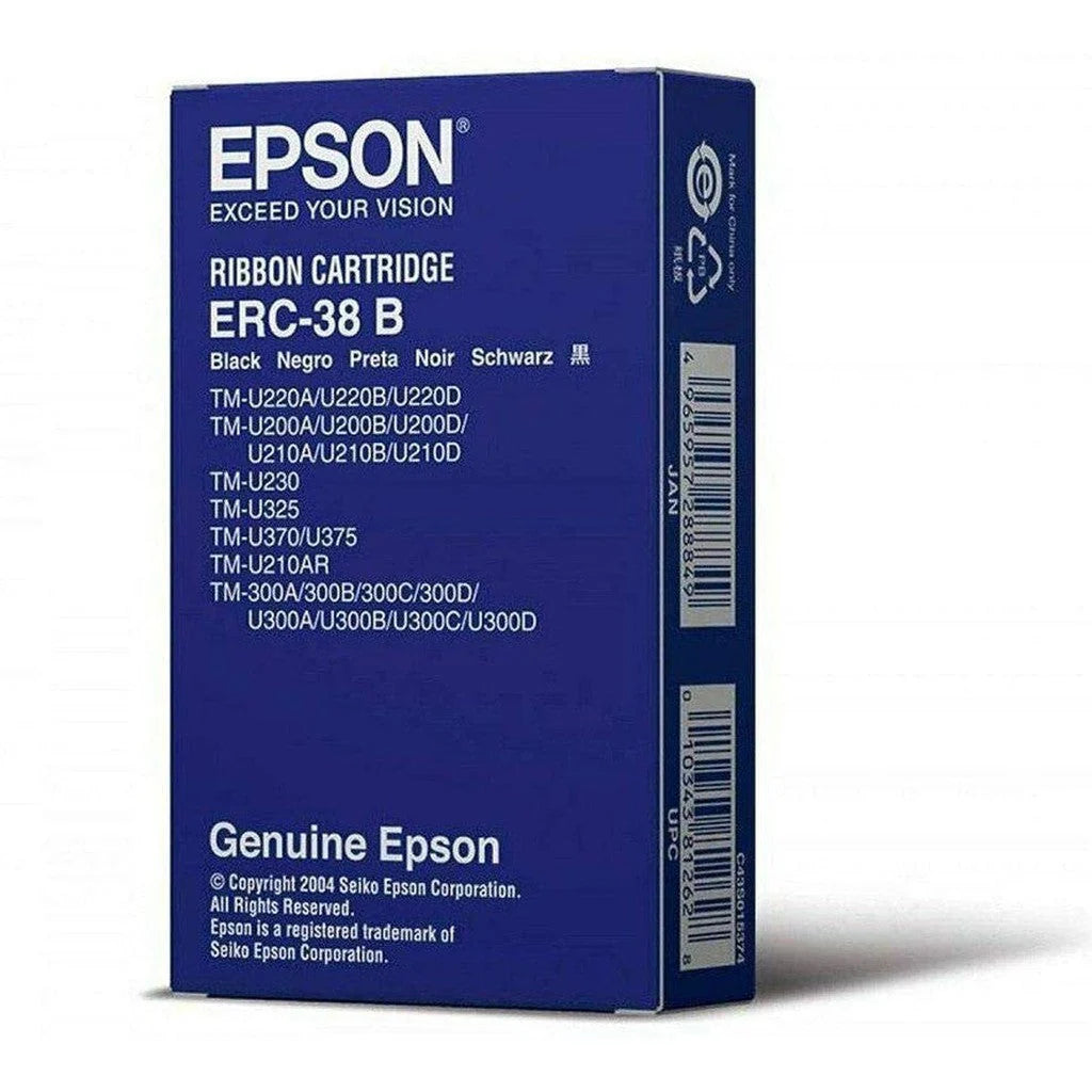 EPSON RIBBON CARTRIDGE ERC-38 B / خرطوشة شريط إبسون ERC-38 B