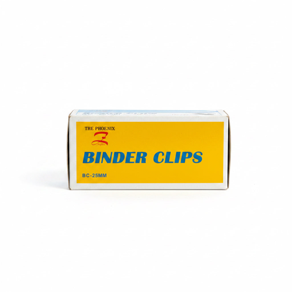 Nafiss BINDER CLIPS BC-25MM 12 Boxes / نافيس مشابك ورق BC-25 مم 12 صندوق