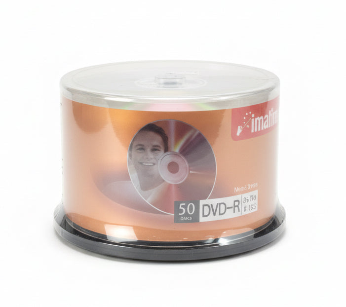 imation 50 DISC DVD-R 1x-16x 4.7 GB / أقراص DVD-R إيميشِن – 50 قرص، سرعة 1x–16x، سعة 4.7 جيجابايت