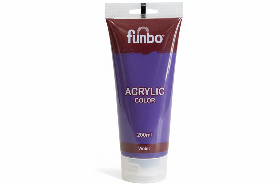 Funbo Acrylic Color Paint 200 ml / دهان أكريليك فنبو 200 مل