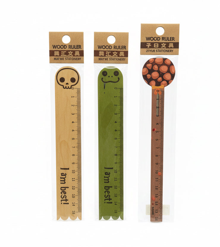 WOOD RULER / مسطرة خشبية