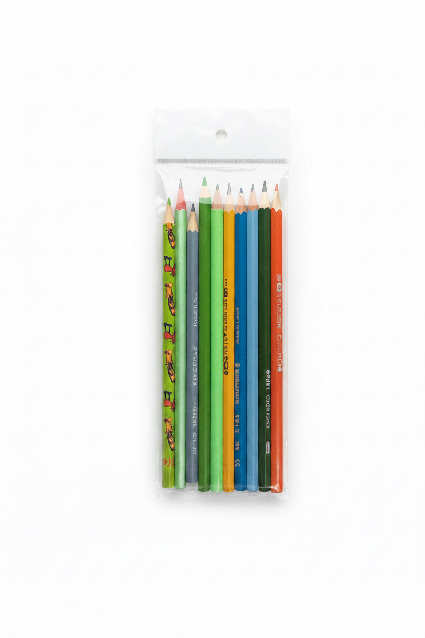 10 Pieces Mix Pencils Packet / عبوة من 10 أقلام رصاص