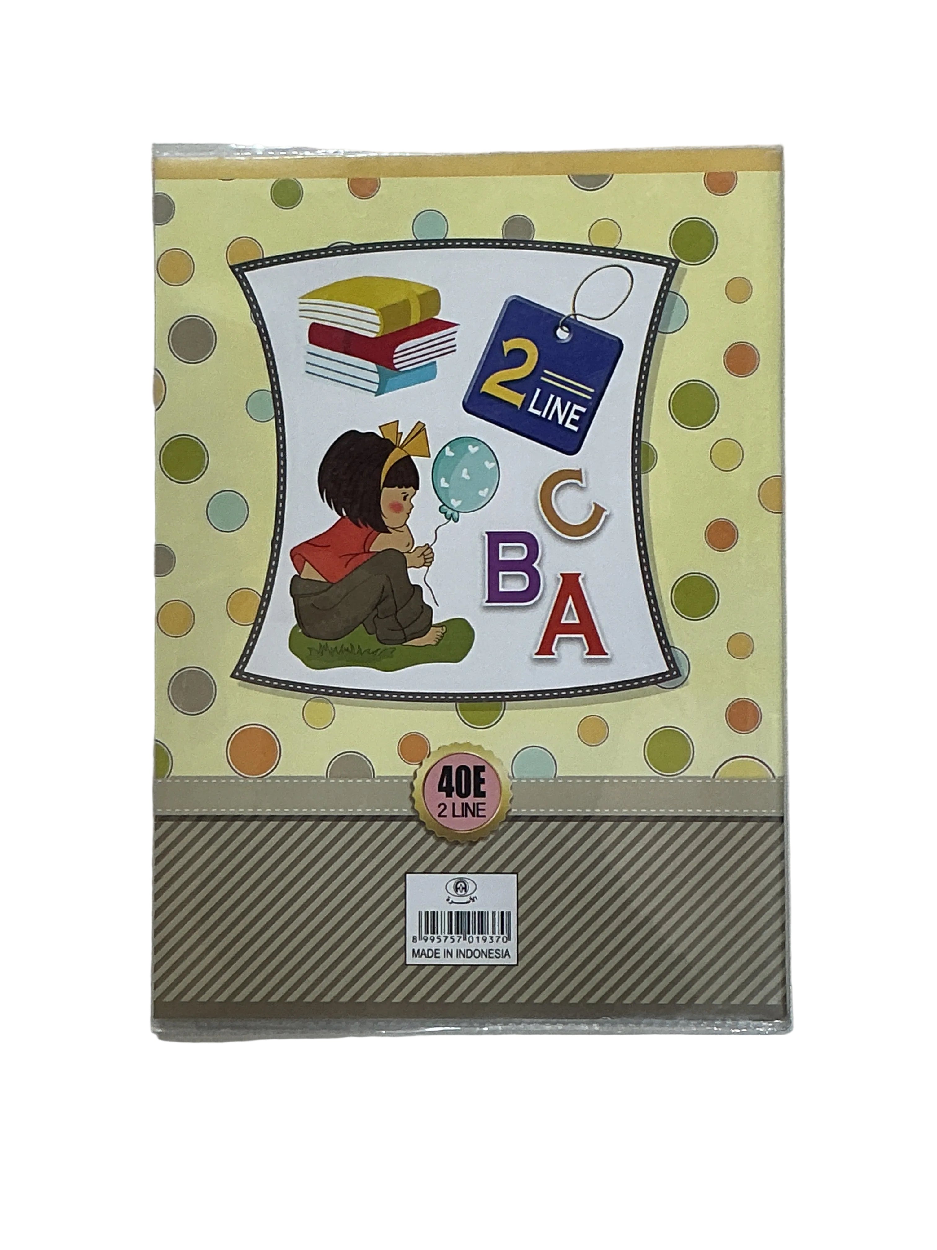 2 Line English NoteBook 40 sheets / دفتر إنجليزي سطرين – ٤٠ ورقة