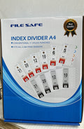 FILE SAFE 10 Index - A4 30 Pcs / فاصل ملفات فايل سيف 10 أقسام A4