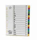 Bright colour Index Board TDM A-Z / فواصل فهرسة ملونة زاهية TDM A-Z