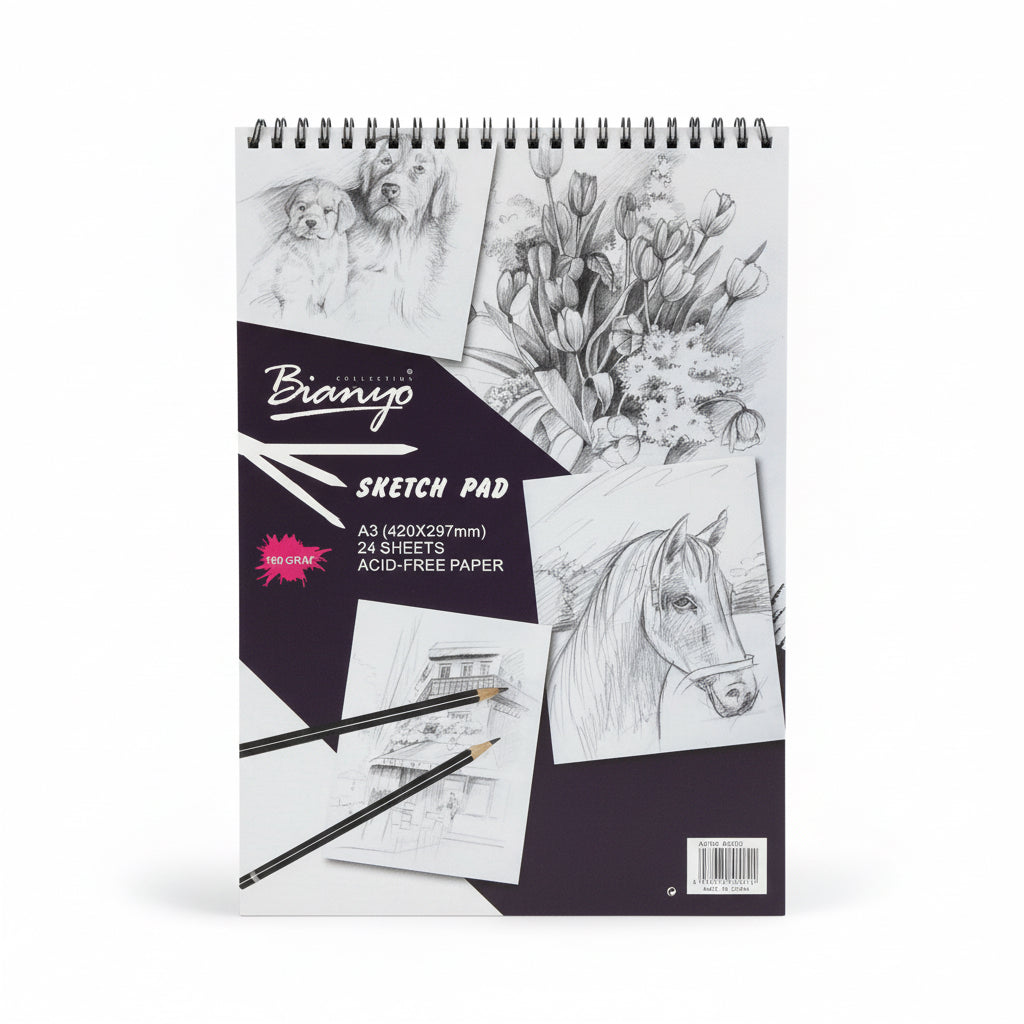 Biango Sketch Pad A3 160 gsm / بيانغو دفتر سكتش 160 جم/م²