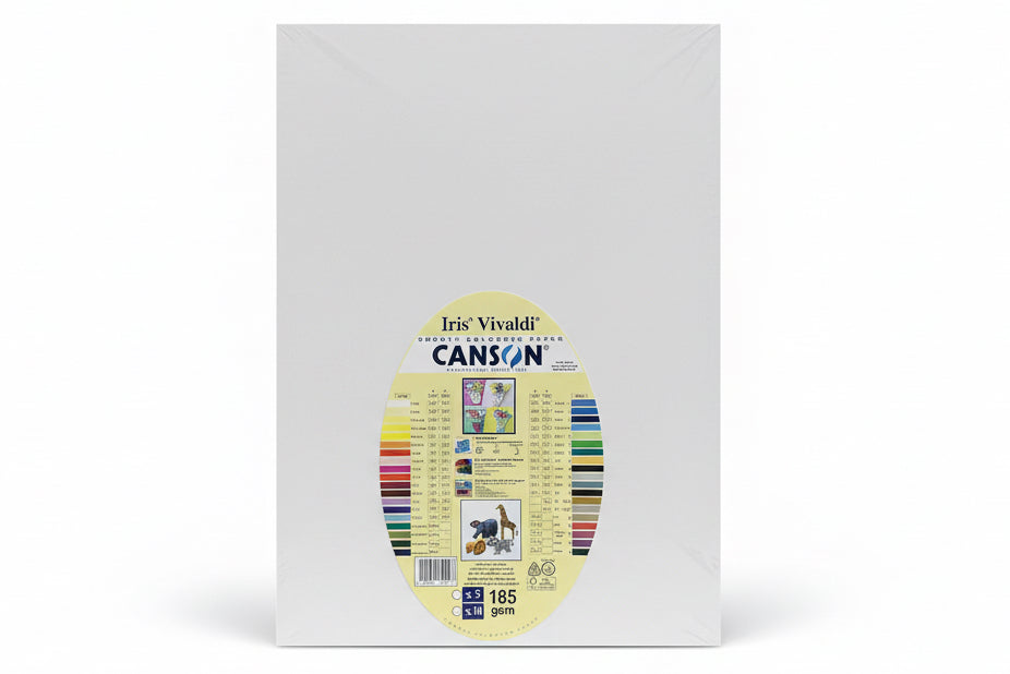Vivaldi Canson Paper 185 gsm 5x / ورق كانسون فيفالدي 185 جم/م² ×5