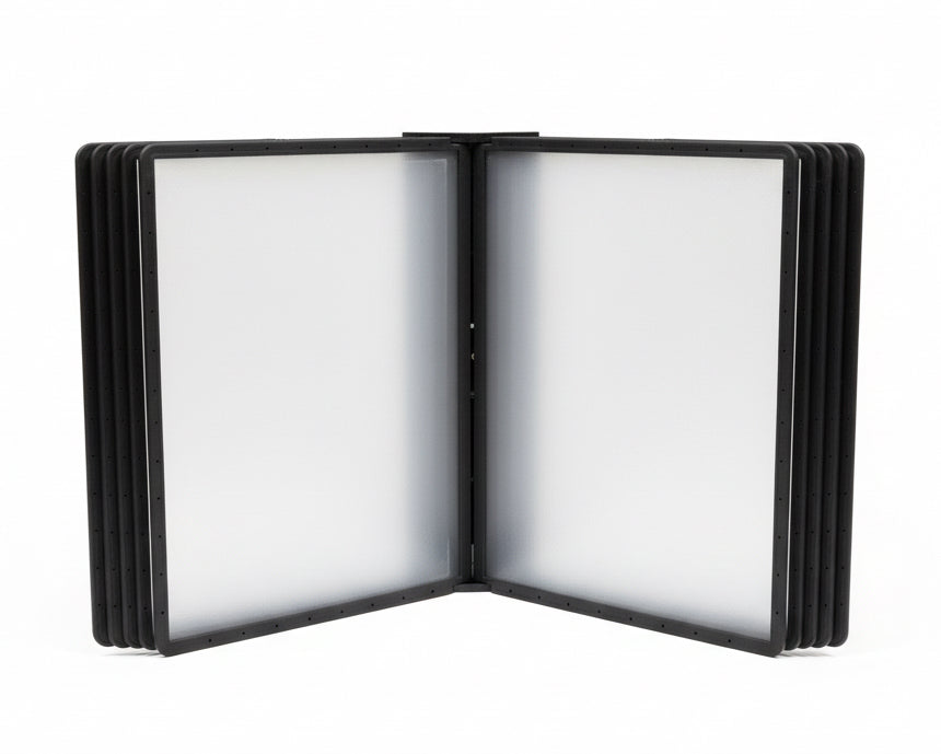 A4 Rotatory Display stand 10 sheets (Black) / ستاند عرض دوّار مقاس A4 يتسع لـ 10 أوراق (أسود)