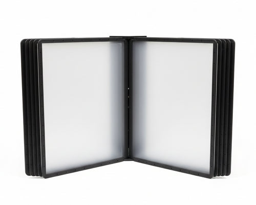 A4 Rotatory Display stand 10 sheets (Black) / ستاند عرض دوّار مقاس A4 يتسع لـ 10 أوراق (أسود)