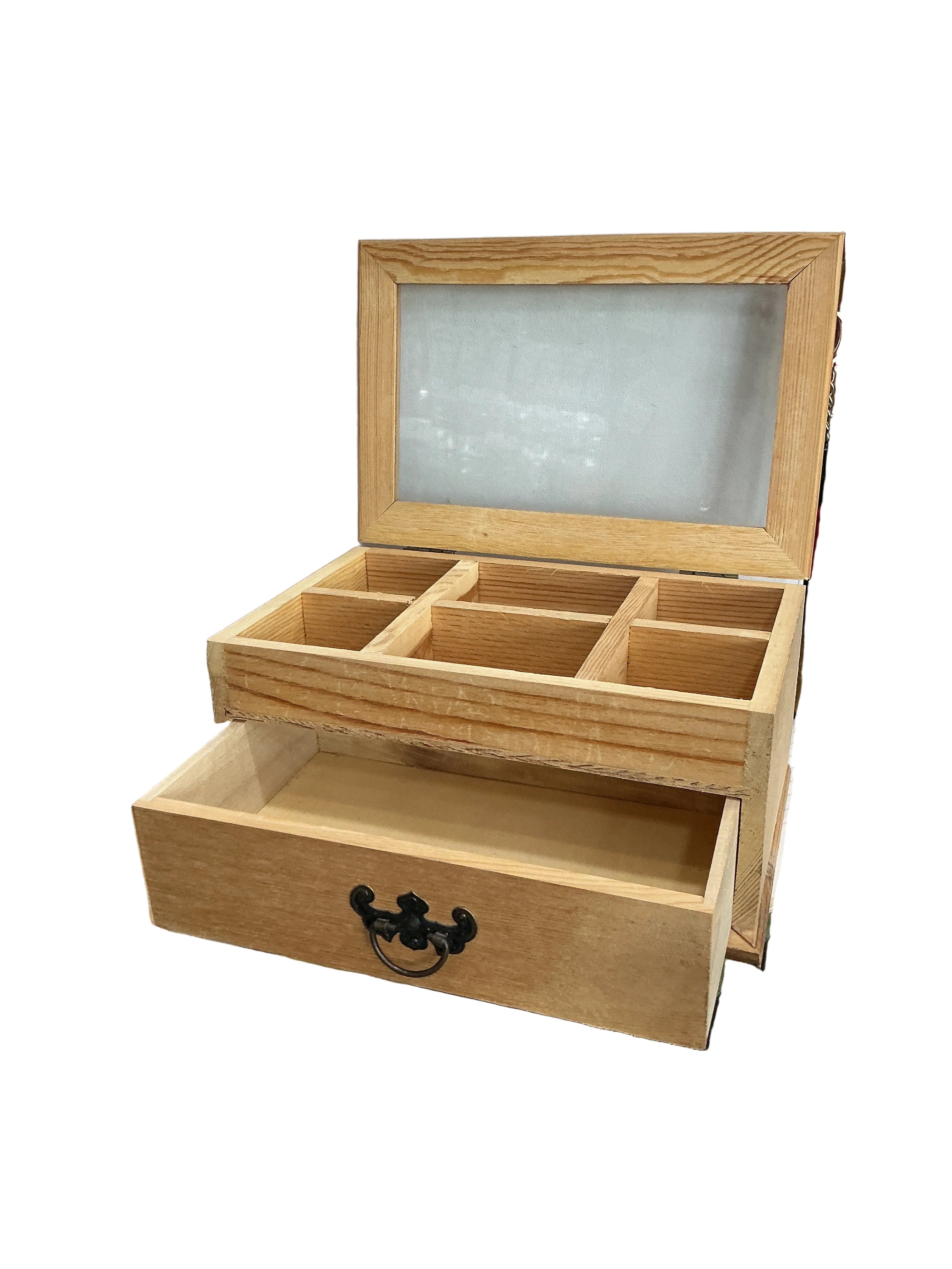 Wooden Organizer Box / صندوق تنظيم خشبي