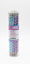 IBC Pastel HB 24 Pencil with eraser / IBC باستيل HB ‏رصاص24 قلم مع ممحاة